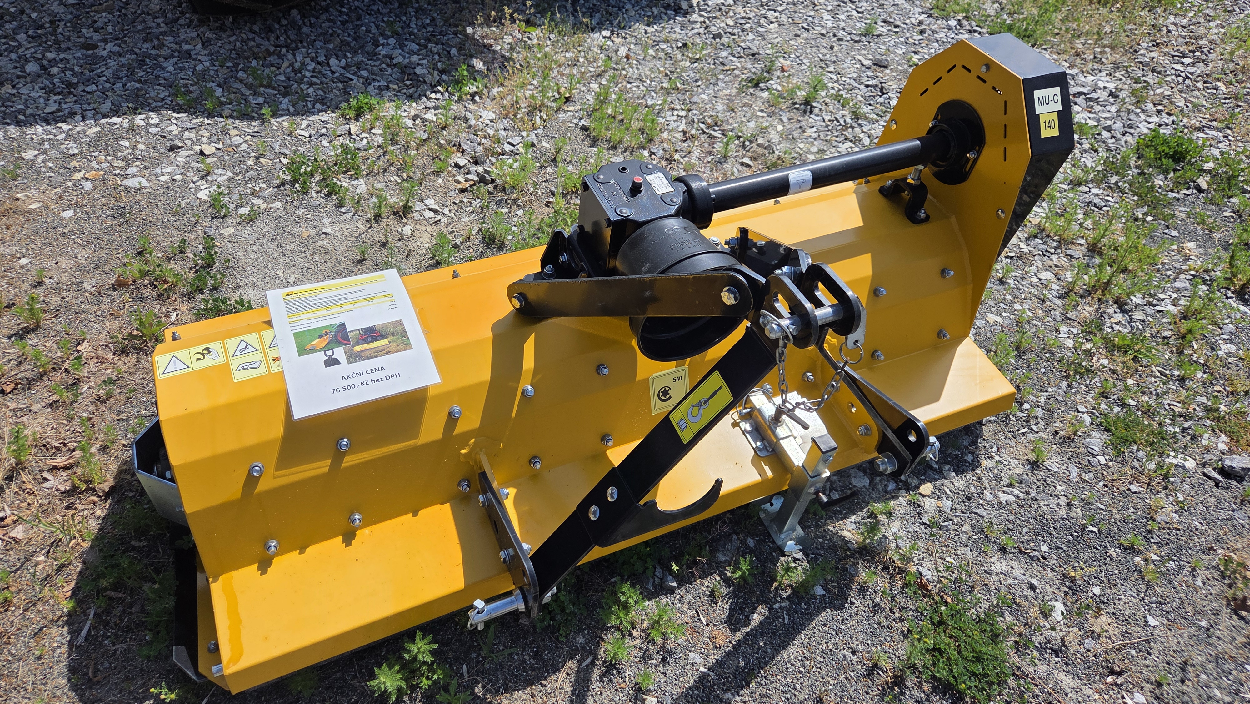 Mulčovač za malotraktor MÜTHING MU-C 140